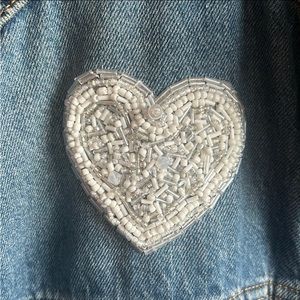 Upcycled hand embroidered Levi’s Jean jacket